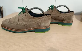 Zapatos Ángel Infante Marrones y Verdes