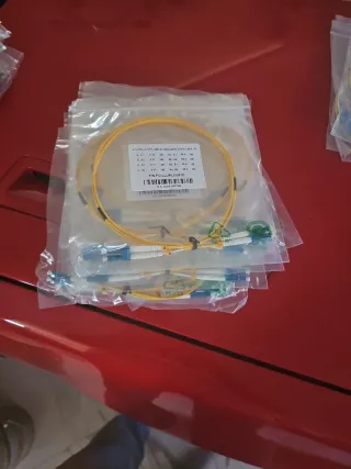 10 Latiguillos Fibra Óptica LC/UPC