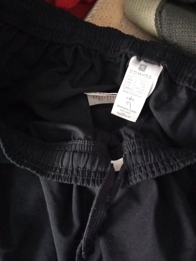 Pantalones de chándal negros y azules