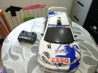 Coche RC Peugeot 206 Rally Nitro bicmo super Seven