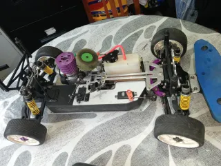 Coche RC Peugeot 206 Rally Nitro bicmo super Seven