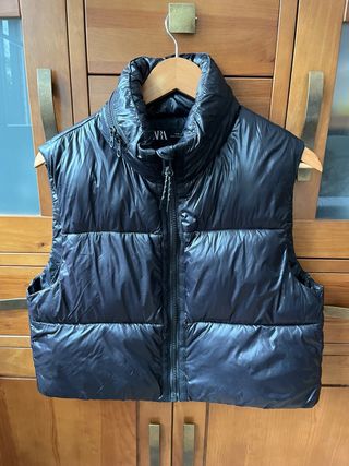 Chaleco plumífero Zara Mujer Talla M