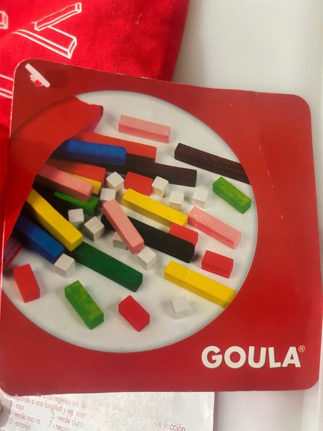Regletas de Madera aprendizage Goula 3 años nuevo