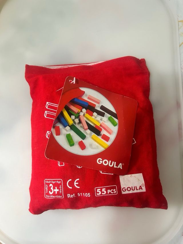 Regletas de Madera aprendizage Goula 3 años nuevo