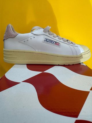 Autry Bob Lutz Low Donna Bianco/Rosa Tg 37