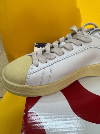 Autry Bob Lutz Low Donna Bianco/Rosa Tg 37