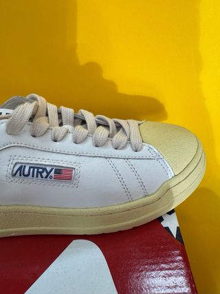 Autry Bob Lutz Low Donna Bianco/Rosa Tg 37