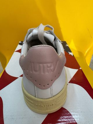 Autry Bob Lutz Low Donna Bianco/Rosa Tg 37