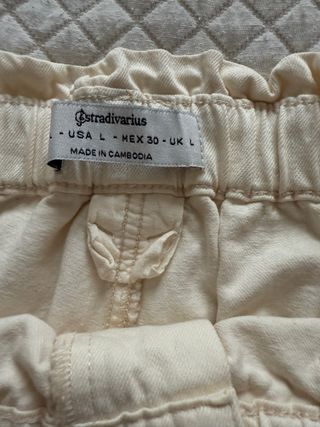 Pantalones mujer beige