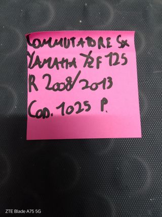 Commutatore Sinistro YZF R 125 TASTI BLOCCATI