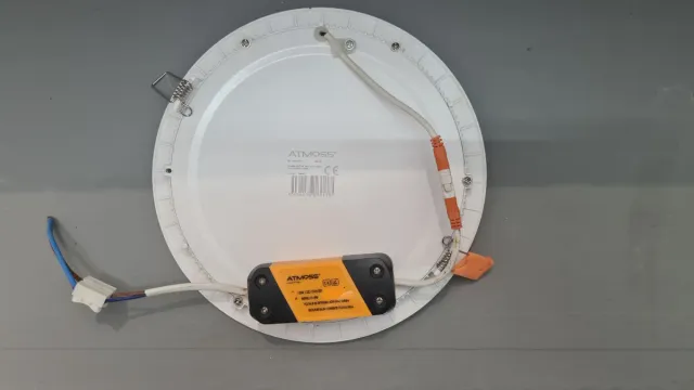 8 Focos Downlight LED Atmoss 18W 20cm 5000K