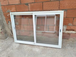 Ventana de aluminio cristal climalit