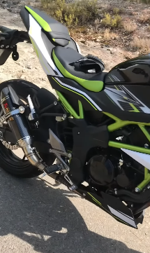 Tubo de escape Akrapovic Kawasaki Z125