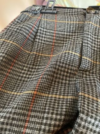 Pantaloni Zara a quadri grigi kids 13/14 anni