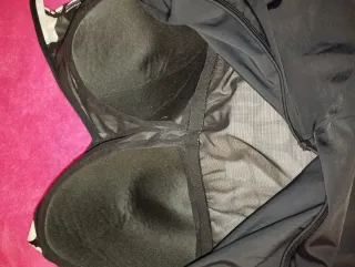 Costume intero donna fantasia bianco/nero