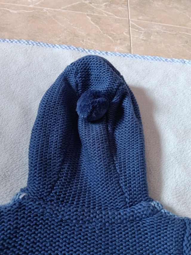 Chaqueta de punto  bebé niño 6-9 meses