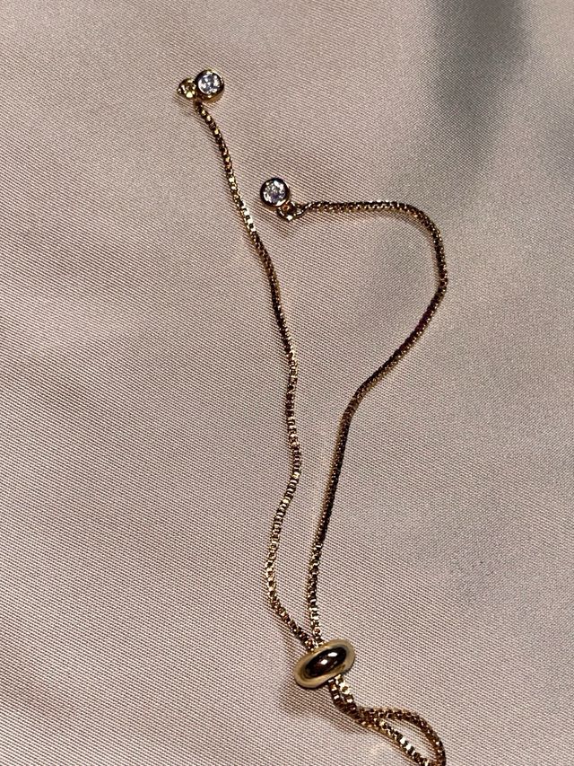 Collar Oro Laminado Piedras Arcoíris Ajustable