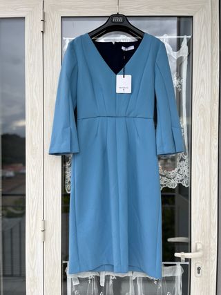 Vestito donna Beatrice b. celeste polvere