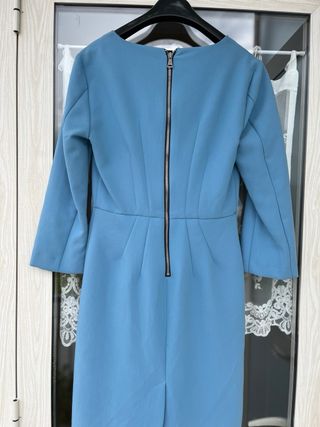 Vestito donna Beatrice b. celeste polvere