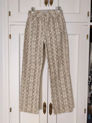 Pantalones Zara Animal Print