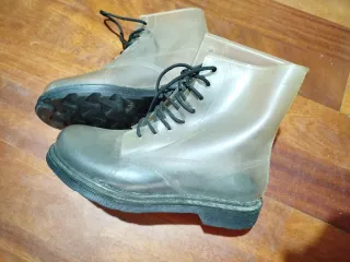 Botas de lluvia transparentes mujer