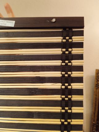 Persiana de bambú