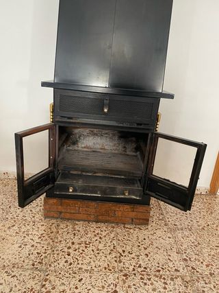 Estufa chimenea leña