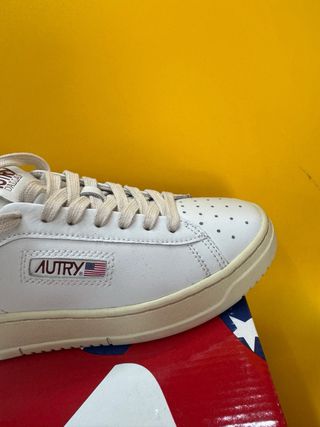 Autry Dallas Donna Tg 37 Bianco/Rosso