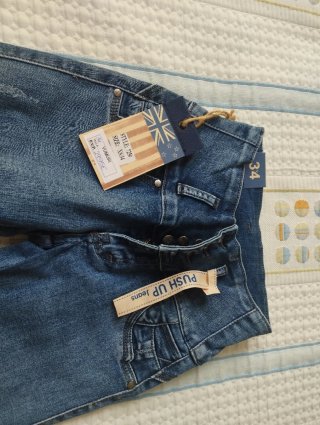 Pantalones Lois Rosas + vaqueros Zero 7 jeans T34