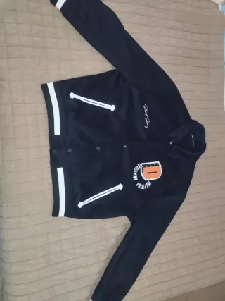 Casaco Zara Preto e Branco