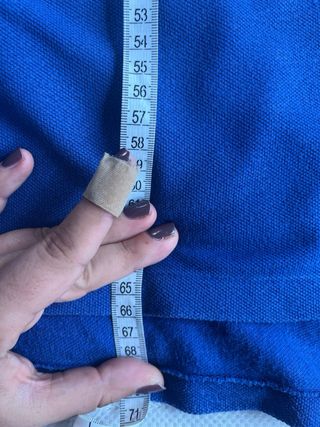 Ralph Lauren polo vintage manga corta color azul