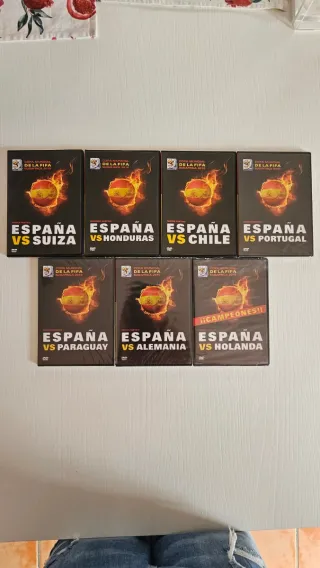 DVDs España Mundial 2010 Todos los Partidos