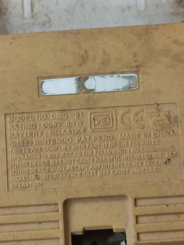 Nintendo Game Boy Classic para piezas