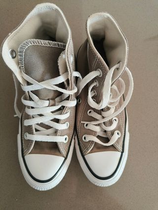 Converse All Star caña alta gris - Talla 36