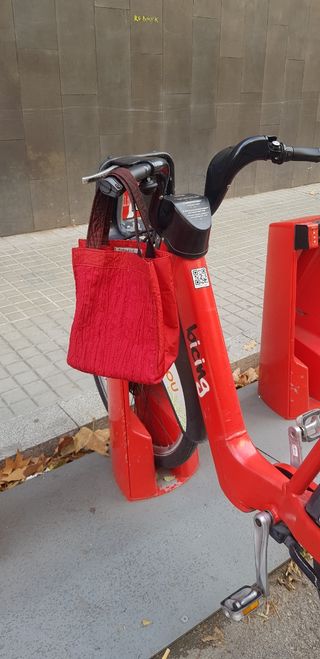 Bolso para comida rojo