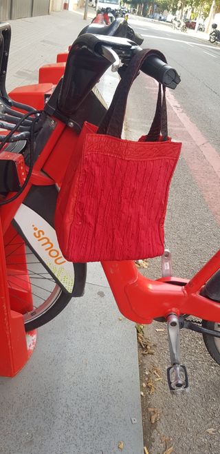Bolso para comida rojo