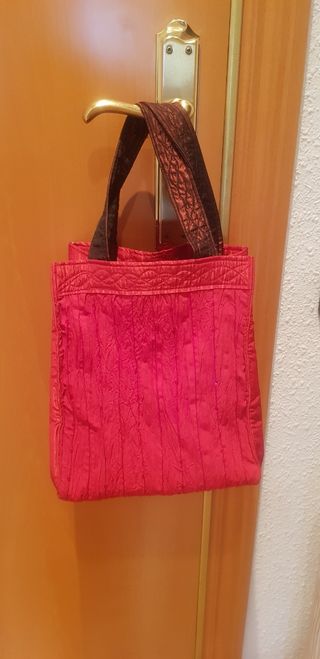 Bolso para comida rojo