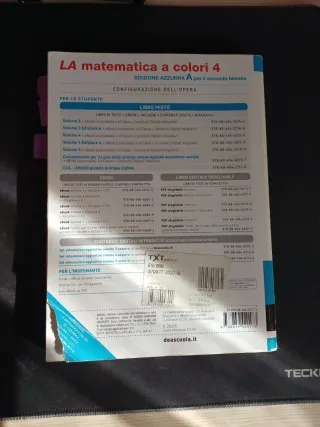 LA matematica a colori 4