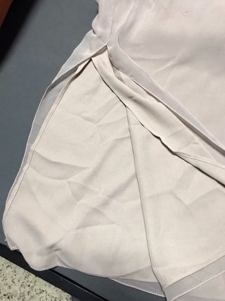 Vestido Vincent Mango beige