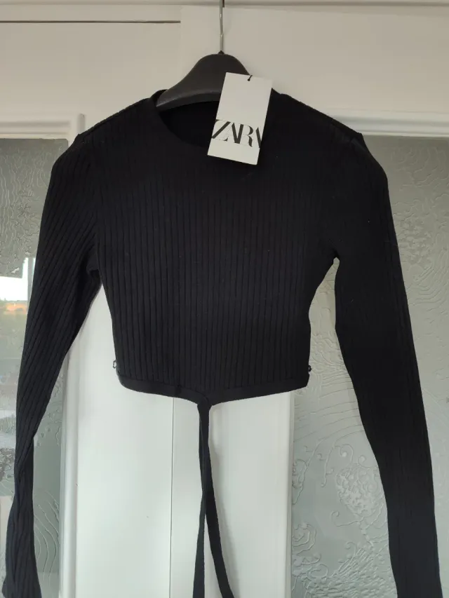 Top Zara Negro Detalle Lazada Nuevo
