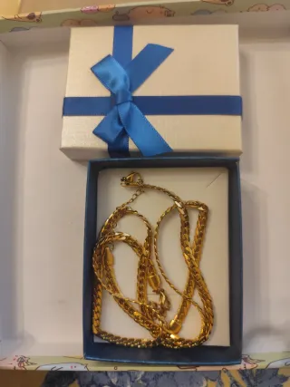 Collar con pulsera oro 18 k.liminads