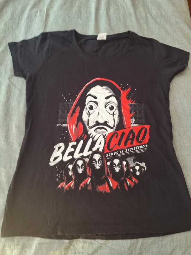 Camiseta Bella Ciao Negra