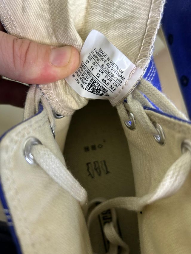 Converse Chuck Taylor All Star High Azules - A0228