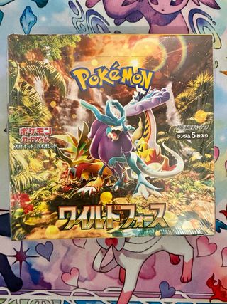 Caja Pokémon Wild Force Japonés Sellada