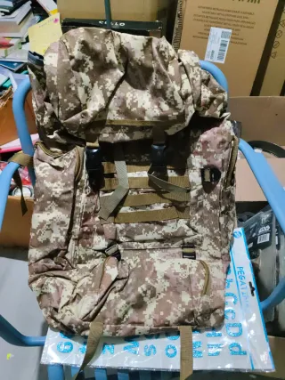 Mochila Camuflaje Beige/Marrón