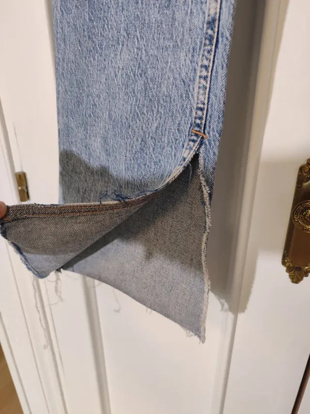 Jeans Zara Flare con Abertura