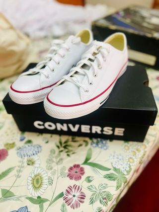 Converse mujer blancas
