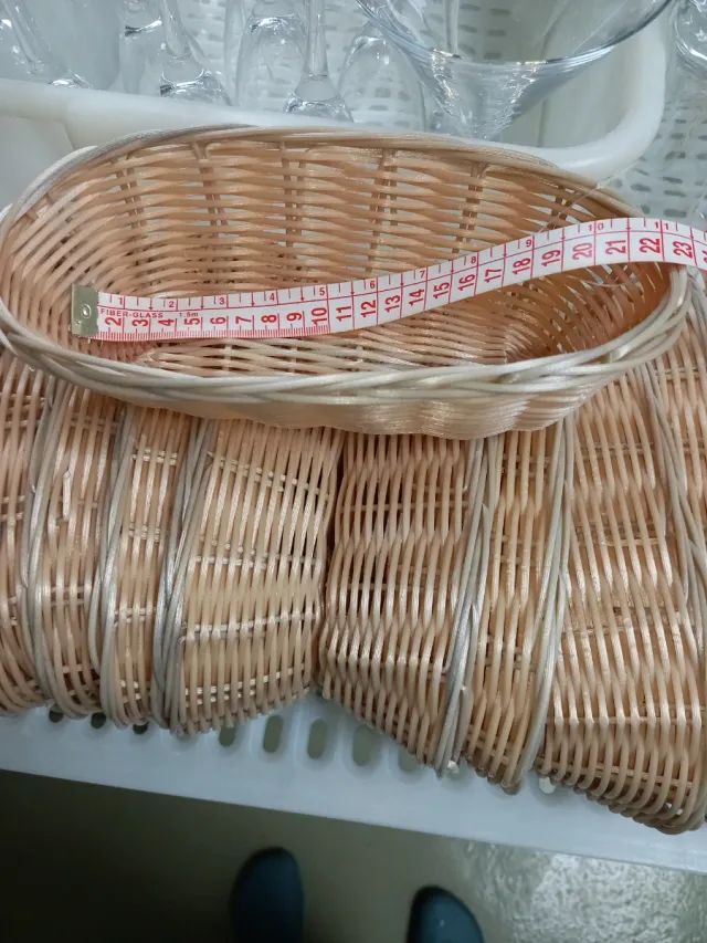 Cestillos de mimbre para el pan