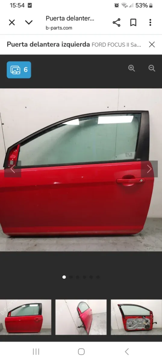 Puerta delantera izquierda Ford Focus II