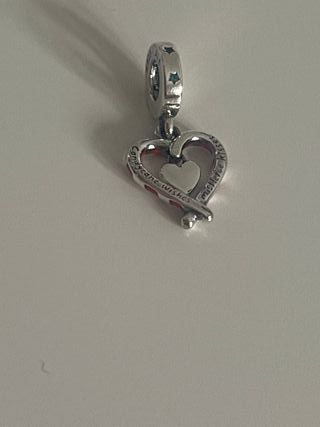 Pandora Charm Corazón Bastón Caramelo Navidad